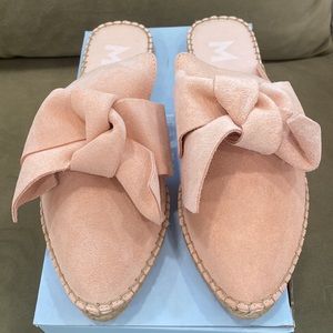 Manebi Espadrilles Ladies size 39 Blush Pink